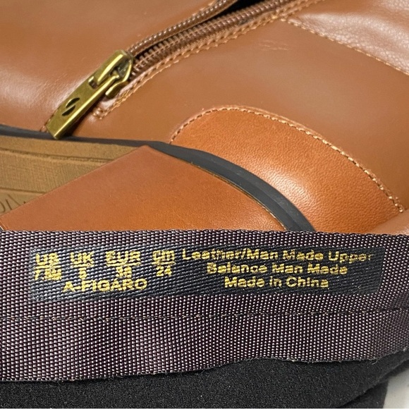 Sarto Franco Sarto Figaro Brown Square Toe Tall Boot 7 1/2 M - Picture 13 of 16